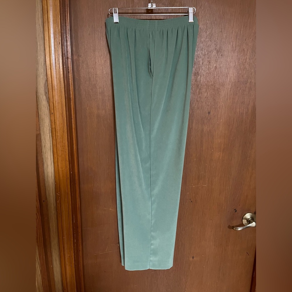 Alfred Dunner Women’s Dark Sea Green Pants
